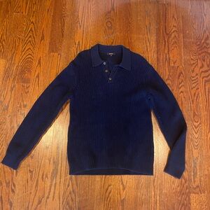 Quince men’s fisherman polo sweater